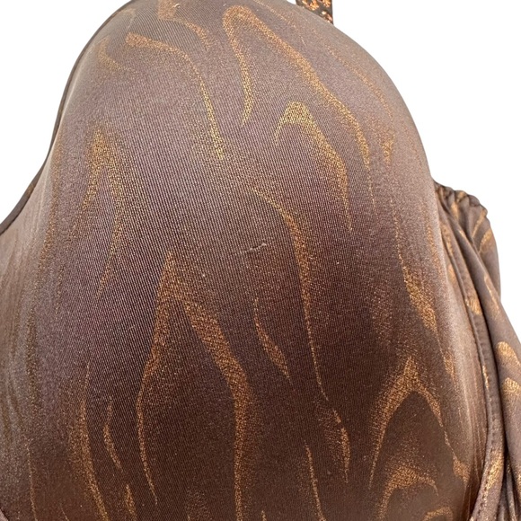Prima Donna Twist | Penn Station Balcony Bra Brown Zebra Size 40E - Picture 6 of 11